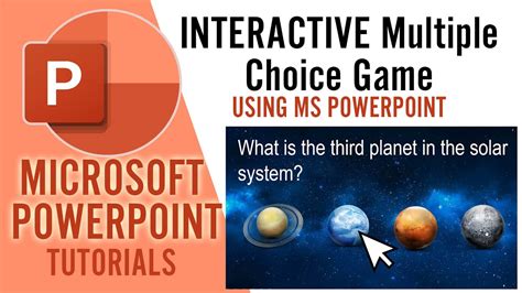 How to Make an Interactive Game in PowerPoint .